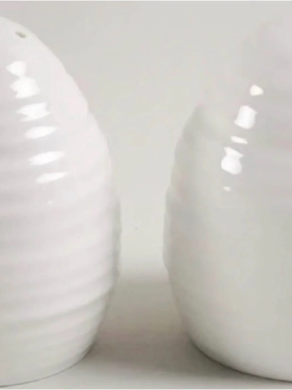 Portmeirion White Salt & Pepper Box by Sophie Conran